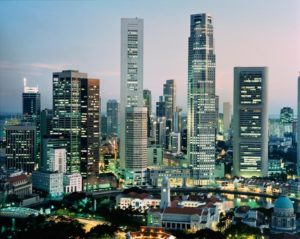 Singapore skylines