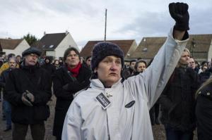 Charb Funeral Service in Montreuil