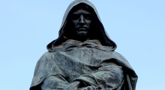 17 FEBBRAIO 1600, IL ROGO DI GIORDANO BRUNO. QUANDO A BRUCIARE VIVI I DISSIDENTI ERA LA CHIESA CATTOLICA APOSTOLICA ROMANA