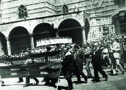 CITTA’ DELLA PIEVE: UN CIPPO AL PAUSILLO E ALLA TOMBA DI SOLISMO SACCO PER RICORDARE LA LIBERAZIONE