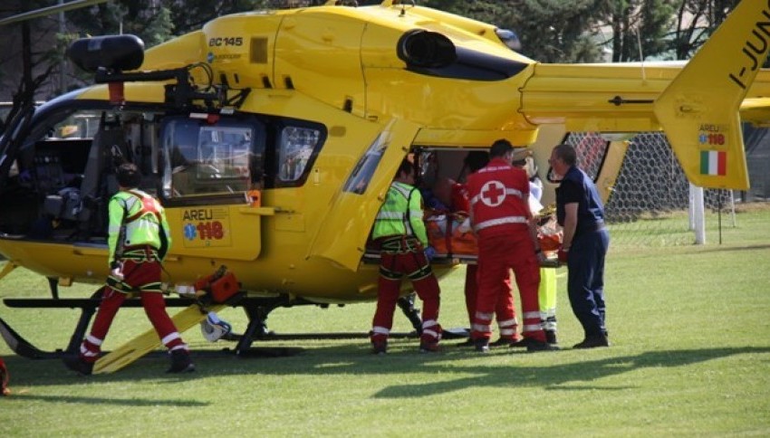 PIAZZE, GRAVE INCIDENTE DI GIOCO: PORTIERE IN RIANIMAZIONE