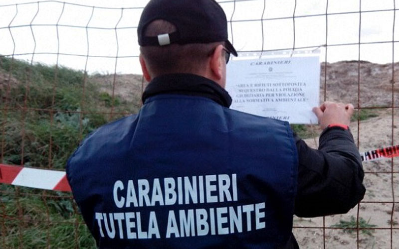 Castiglione del Lago: 1.600 tonnellate di rifiuti speciali smaltiti illegalmente. Otto persone denunciate per reati ambientali, truffa e frode in pubblica fornitura