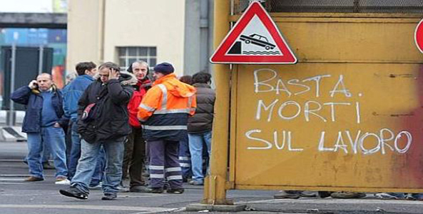 MORTI E FERITI SUL LAVORO,  IL 2018 E’ UNA GUERRA. FERITO GRAVE A CASTIGLIONE DEL LAGO. UN MORTO TRE GIORNI FA SULLA FONDOVALLE