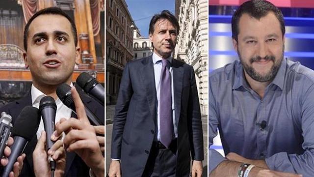 CONTE, DI MAIO E SALVINI A PALAZZO CHIGI. E’ IL GOVERNO DEL CAMBIAMENTO O IL GOVERNO DELLA PAURA?