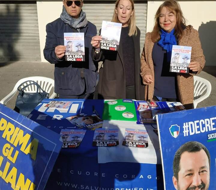 CHIUSI, LA LEGA CERCA CONSENSI SCHIERANDOSI CONTRO IL PROGETTO ACEA. SI RIVEDE COSETTA QUIRICONI…