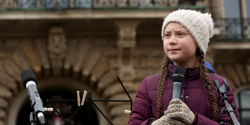 GRETA THUNBERG, LA POLITICA, L’ECOLOGIA…  E QUEL VENTO ROSSOVERDE DEI PRIMI ANNI ’90