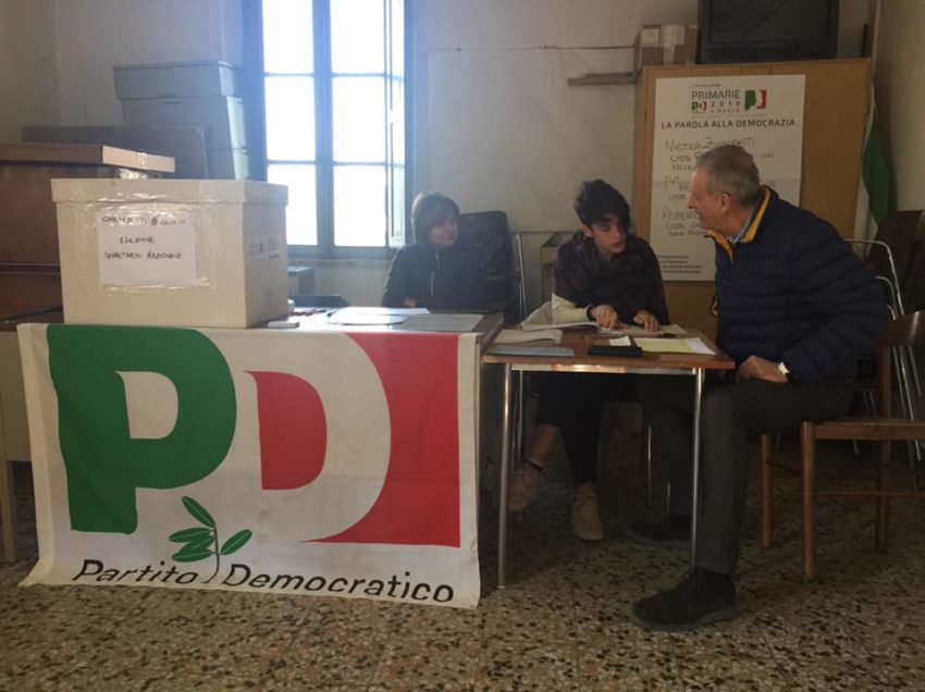 OGGI LE PRIMARIE PD. SI VOTA FINO ALLE 20 PER ELEGGERE IL SEGRETARIO NAZIONALE