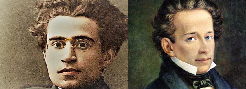 GRAMSCI E LEOPARDI, QUEL FILO ROSSO CHE UNISCE DUE GIGANTI RACCHIUSI IN CORPI FRAGILI