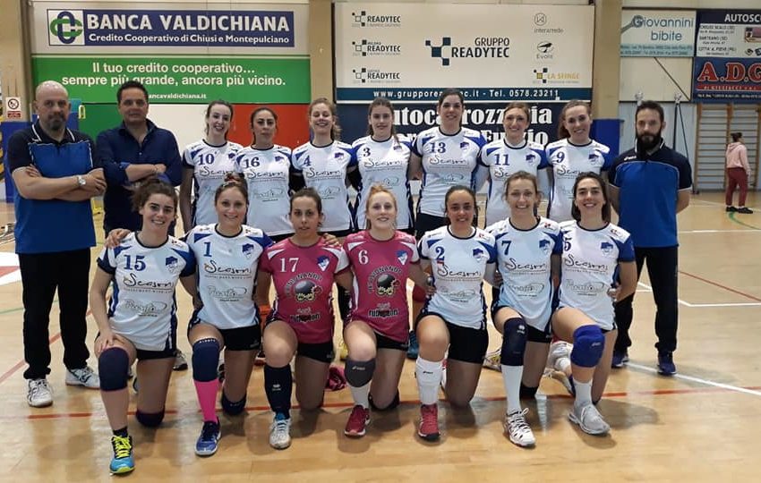 VOLLEY, LA “VALANGA ROSA” CHIUSINA CONQUISTA LA FINALE PLAY OFF PER SALIRE IN B