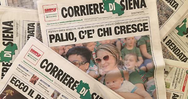 DA LUNEDI 6 APRILE IL CORRIERE DI SIENA CHIUDE A TEMPO INDETERMINATO… LA SOLIDARIETA’ DI PRIMAPAGINA