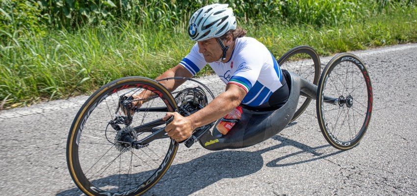 PIENZA, INCIDENTE STRADALE PER ALEX ZANARDI DURANTE UNA STAFFETTA IN HANDBIKE