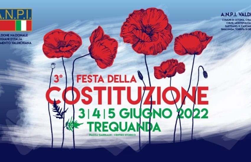 DAL 2 AL 5 GIUGNO A TREQUANDA LA FESTA DELLA COSTITUZIONE. MA NEL PROGRAMMA NESSUN CENNO ALLA GUERRA IN UCRAINA