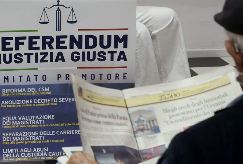 L’INGANNO DEI 5 REFERENDUM SULLA GIUSTIZIA DEL 12 GIUGNO: NOI ANDREMO AL MARE. PER SCELTA POLITICA