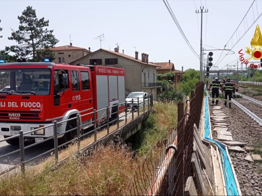 OPERAIO MUORE TRAVOLTO DA UN TRENO A PONTICELLI. LAVORAVA PER UNA DITTA APPALTATRICE. IL PROBLEMA DEGLI APPALTI, I SINDACATI SCRIVONO A RFI