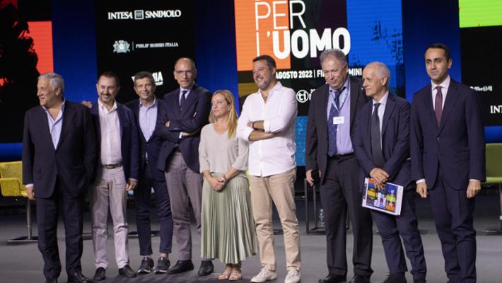 LETTA E MELONI INSIEME AL MEETING DI COMUNIONE E LIBERAZIONE A RIMINI. QUANDO E’ MEGLIO NON ESSERCI