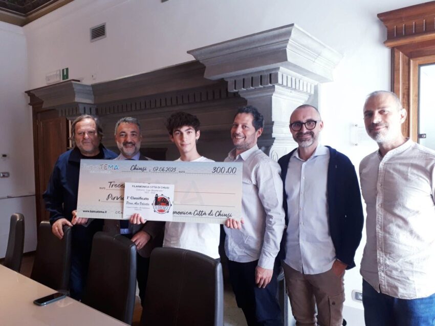 CHIUSI, LA FILARMONICA COMPIE 200 ANNI:  IL LOGO PER LE CELEBRAZIONI REALIZZATO DA UNO STUDENTE
