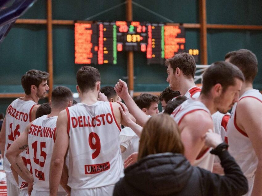 BASKET, LA SAN GIOBBE SPEZZA L’INCANTESIMO E TORNA ALLA VITTORIA